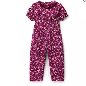 Janie and Jack Ditsy Floral Ruffle Romper/Jumpsuit: Size 2T